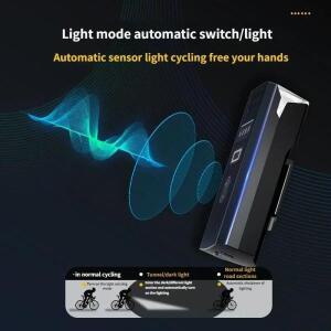3000루멘 자전거 라이트 2000mAh 보조베터리 손전등 핸들바 USB 충전 MTB 로드 사이클링