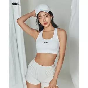 [하프클럽/나이키]나이키 스우스 미디엄 서포트 패드 여성 스포츠 브라 DX6822-100
