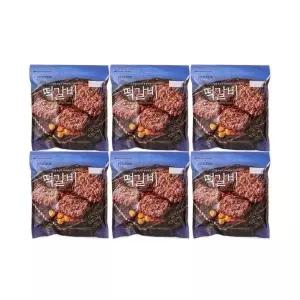 피코크 떡갈비 450g x 6팩 냉동 간편식 캠핑 요리 아이반찬