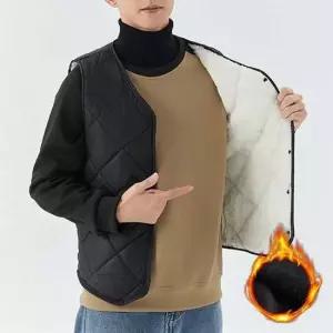 남자양털안감 퀼팅 퍼베스트 겨울 데일리 따뜻한조끼