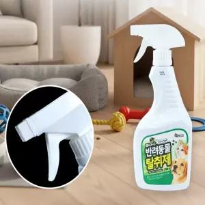 쉼가 강아지 고양이 탈취제 750ML 분무형 반려동물 오줌 배변 냄새 완화 스프레이 국산 강아지냄새