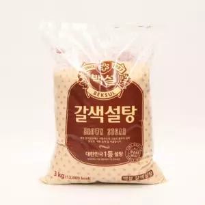 CJ 갈색 자일로스 설탕 3kg 황설탕 알룰로스 알룰로오스