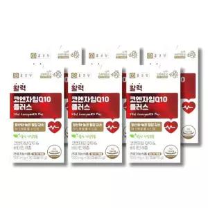 종근당 활력 코엔자임Q10 플러스 500mg 30캡슐 6박스 /wb