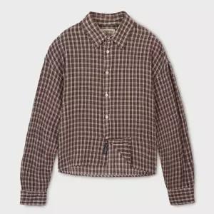 [롯데백화점]후아유 [여성] Summer Crop Check Shirts WHYCG2433F