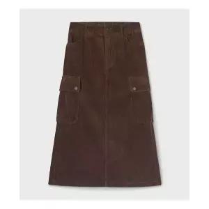 후아유 Corduroy Cargo Long Skirt WHWHF4954F 1225340