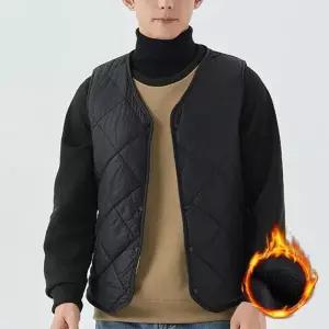 [짝꿍닷컴] 웜 라이트 남성 심플 데일리 조끼 IS-JK91