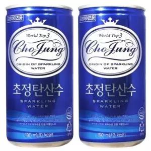 30캔x2박스 플레인 초정탄산수 일화 x 60캔 190ml