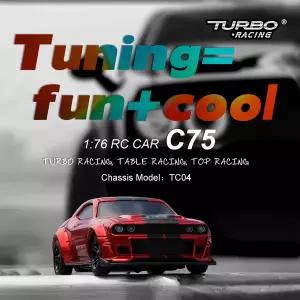 생활 수집품 터보 레이싱 미니 리모컨 자동차 데스크탑 어린이 성인 선물 176 RTR C61 C62 C63 C64 C72 C73