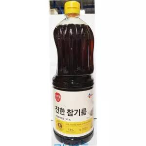 이츠웰 참기름 NEW 1.8L 고소한 조미료 나물 업소용