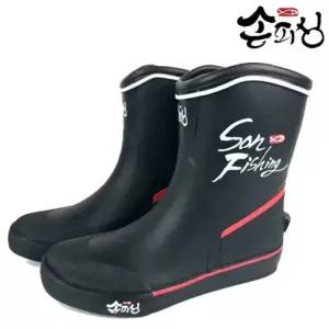 손피싱 경량 선상장화 발목 반장화 낚시장화