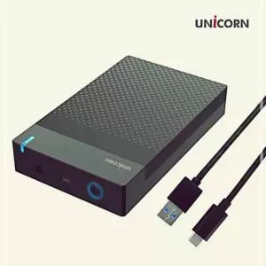 HDD-500V 외장하드케이스 3.5인치 USB3.1 유니콘 UWCF80F1