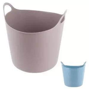 원형 소프트 라인 빨래 바구니 약37x31cm이동식빨래바구니 빨래바구니 소프