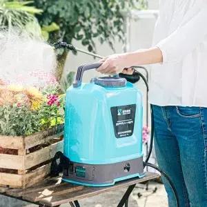 20L/10L/8L 전기 분무기 뒤로 관개 충전식 농업 원예 도구 고압 분무 배터리