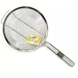 우건 튀김건지기 원형 직경230mm-H/튀김망/국수건지기/기름건지기/뜰채/손잡이건지기/기름건지기/튀김 (중)