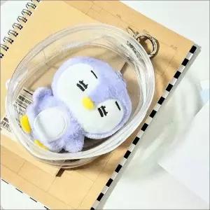 투명 PVC 파우치 인형 보관 아이돌 가방 10cm