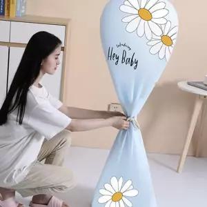 (다올)부직포 플라워 롱 선풍기커버 온풍기 덮개 보관용