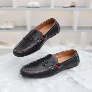 소가죽 쿠션 여성 캐주얼 로퍼 단화 4cm BLMD500560_GN