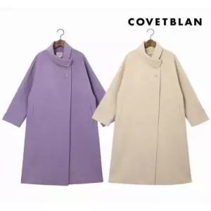 [코벳블랑][COVETBLAN] 여성 와이드카라 핸드메이드 코트(V198MCT205W)