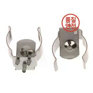 10Pcs 니켈 도금 스프링 스틸 스탬핑 18650 BC-1719 배터리 접촉 클립 홀더 액세서리