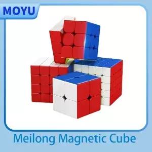 MoYu Meilong 마그네틱 매직 스피드 큐브 스트레스 해소 장난감 2x2 3x3 4x4 5x5 2M 3M 4M 5 M Pyraminx