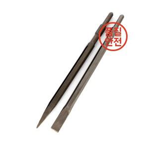 콘크리트 벽돌 타일 슬로팅용 전기 해머 치즐 HEX 17mm 1PC 플랫 헤드 17x400