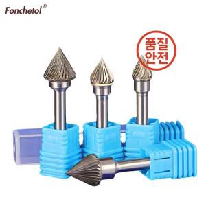 1Pc-6mm 생크 직경 솔리드 카바이드 유형 J 로터리 텅스텐 강철 원통형 연삭 도구 금속 플라스틱