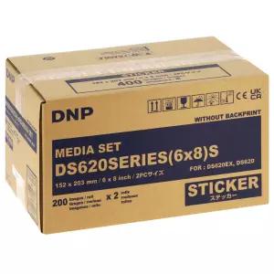 DNP DS620 프린터 6X8 스티커 사진인화미디어키트 DS6206X8S