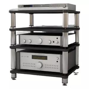 오디오 테이블 일체형 거실 받침대 앵글 스피커 선반 스탠드