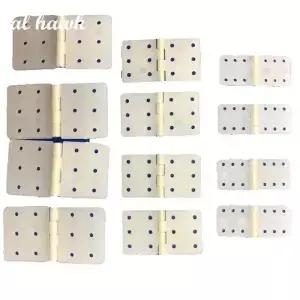 20개 나일론 및 핀 힌지 W12xL24mm/W16xL29mm/W20xL36mm RC 비행기 부품 모델 항공기 교체용