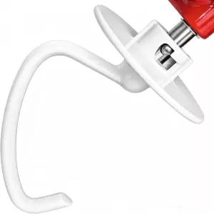 KitchenAid 4.5-5 쿼트 틸트 헤드 스탠드 믹서용 K45DH 코팅 반죽 후크 부착물 빵 피자 및 효모 위한
