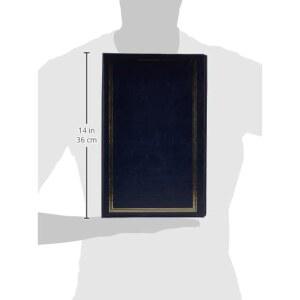 네이비 블루 3링 4X6 사진 앨범 300포켓 대용량 보관용