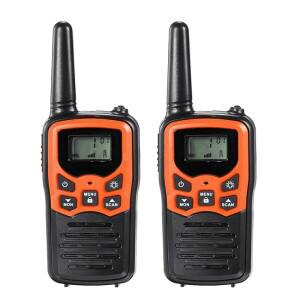 핸드헬드 워키토키 라디오 22 채널 세트  10 km UHF 400-470 Mhz 듀얼 밴드 장거리 통신 송수신기  2 개