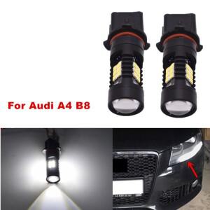 2피스 CANBus  P13W 21SMD LED 주간 실행 빛 DRL 전구 아우디호환 A4 B8 NonFL 2008-2012