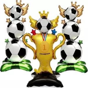 축구 풍선 월드컵 2026 상품 3가지 PCS 파티 장식 세트에는 2가지 스타일 스포츠 이벤트 및 생일 축하를
