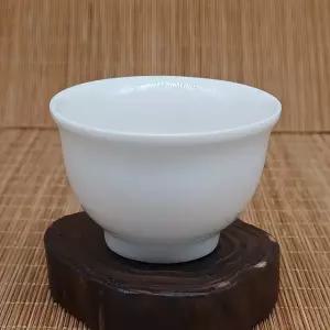 백자 아이보리 5인 기본 다도 찻잔 60ml 다기잔 도자기잔