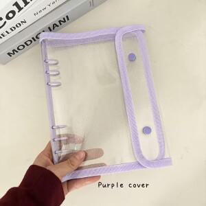 무라식 A5 바인더 더블 버클 커버 10개 리필 슬리브 가방 DIY 루즈리프 사진 북 K팝 정리 홀더