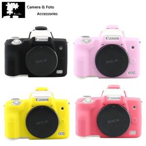 캐논 EOS M50 마크 II용 카메라 가방 소프트 실리콘 아머 스킨 보호 케이스 바디 커버