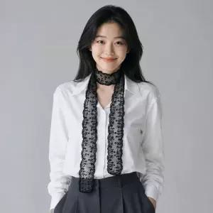 플로라 여성 시스루 레이스 방도 스카프 쁘띠 여름 미니 헤어 가방 WIq86DhR