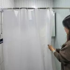 커튼링 무지 방수 비닐 샤워 화이트 80 화장실 커텐 목욕용 욕실인테리어 인테리어