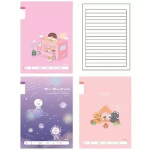 1000초등1-2무제(여)디자인랜덤10p 줄노트 라인공책 초등학생공책 초등노트 무제공책