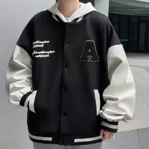 남성 오버핏 경량 레터링 스타디움 자켓 DMS-JUA-Q4121629