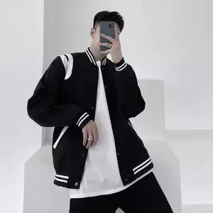 오버핏 얇은 야구 스타디움 재킷 DMS-JUA-Q4261578