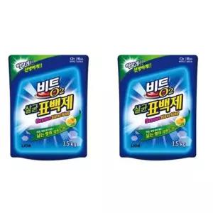 주방세제 비트 세탁세제 산소표백제 2개입 1.5kg