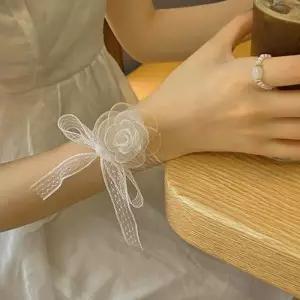 [라일리쥬얼리] Rly 셀프웨딩 스냅소품 꽃팔찌 장미 조화 초커