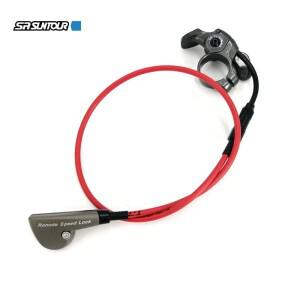 기존 Suntour 프론트 포크 Epicon 원격 잠금 어셈블리 핸들 바 레버 장치 댐퍼 댐핑 제어 스위치