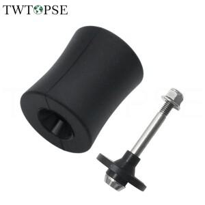 TWTOPSE 고무 자전거 후면 충격 티타늄 볼트 Brompton 접이식 C 라인 흡수 장치 3SIXTY PIKES 부품