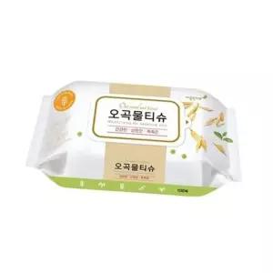 오곡물티슈 깨끗한나라)오곡물티슈(100매/캡형)