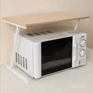 전자렌지 전기밥솥 주방용 바실 오븐토스터 원목 선반 우드 주방 밥솥거치대