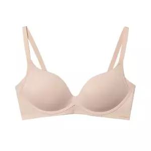 [WONDERBRA] 일체형 볼륨 몰드 노와이어 브라 베이지 WBWBR3O03D