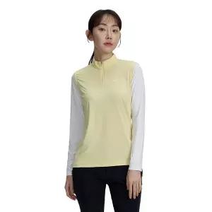밀레 여성 여름 UV차단 성 아이스 냉감 하이브리드 집업티 MVTST802 (출시가 89000원)